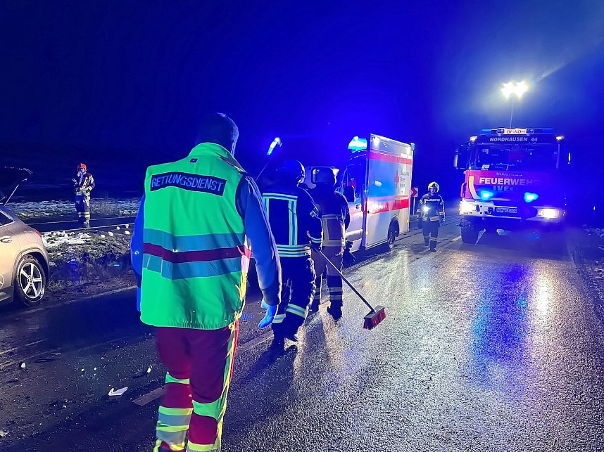 Unfall bei Hesserode