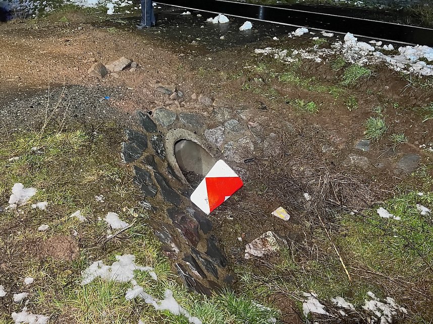 Unfall bei Hesserode