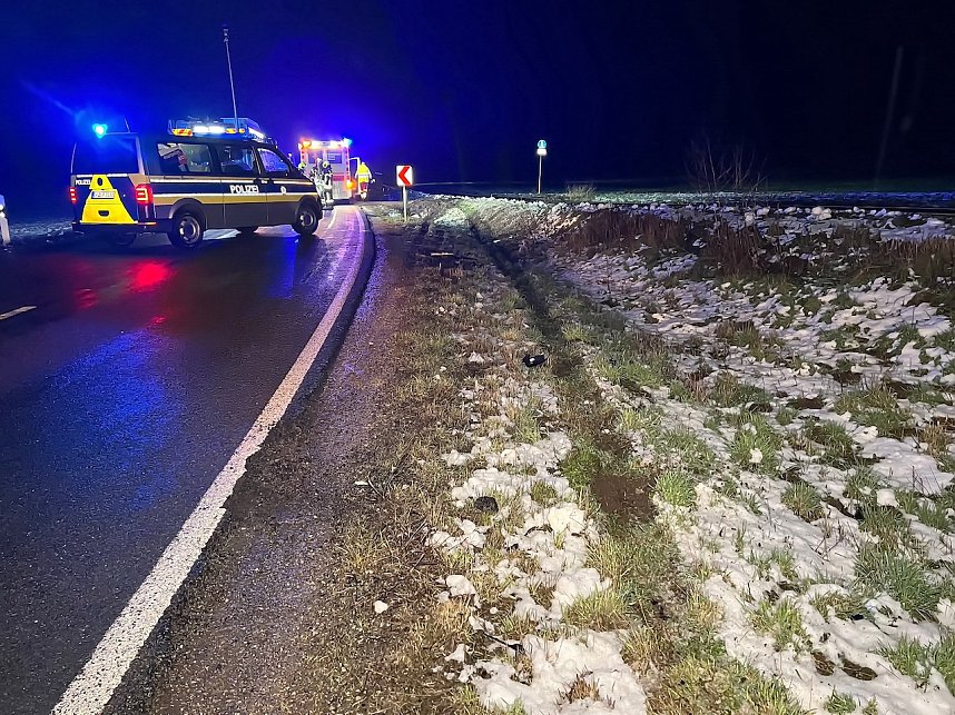 Unfall bei Hesserode