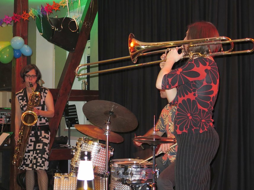 Konzert in der Jazzmangel