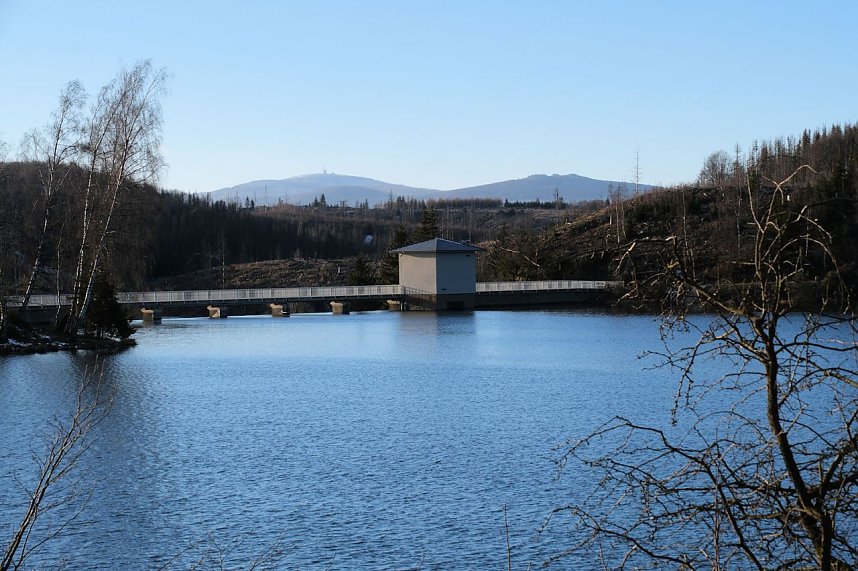 Peter Blei unterwegs an der Hasselvorsperre