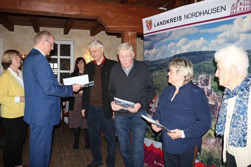 Verleihung der Ehrenamtscard auf Burg Hohnstein