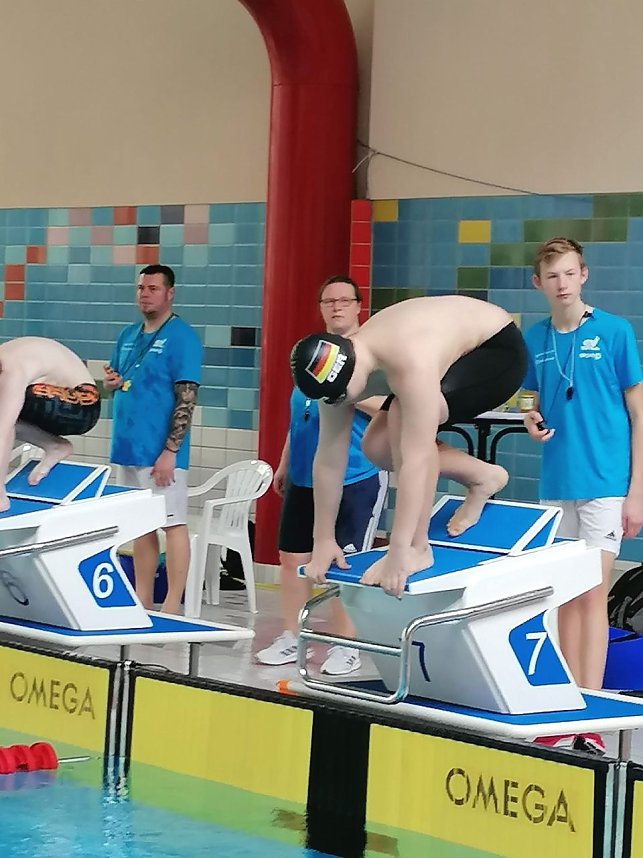 Nordh&auml;user Schwimmnachwuchs beim "Shark Day" in Halle