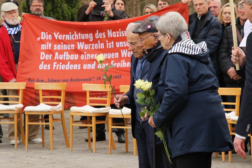 Gedenken zum 78. Jahrestag der Befreiung des KZ Mittelbau-Dora