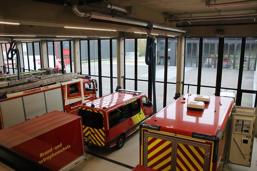Ein erster Blick hinter die Fassade der neuen Feuerwache