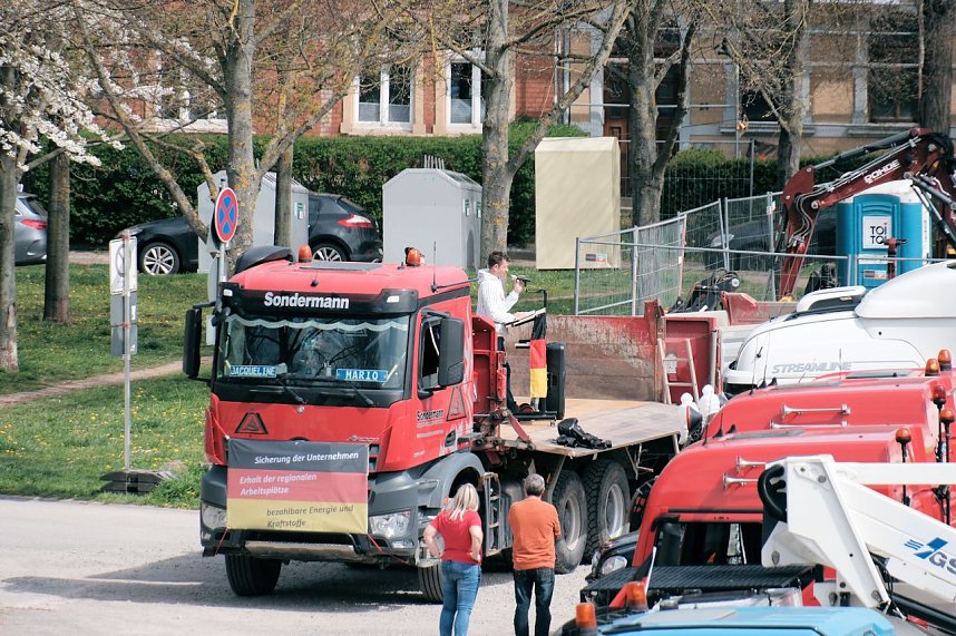 Aufstellung genommen