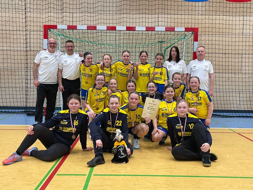 Erfolgreiche weibliche D-Jugend des NSV