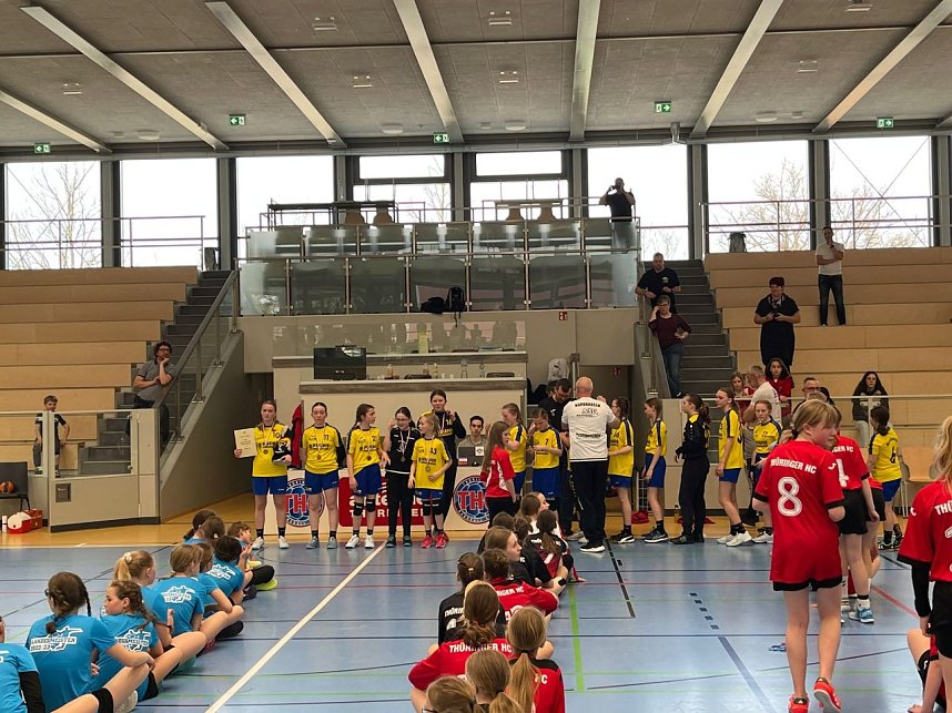 Erfolgreiche weibliche D-Jugend des NSV