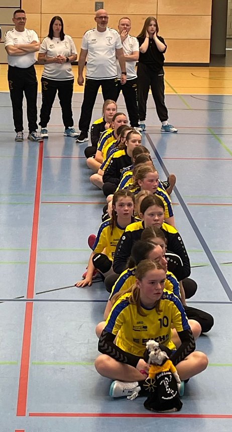 Erfolgreiche weibliche D-Jugend des NSV