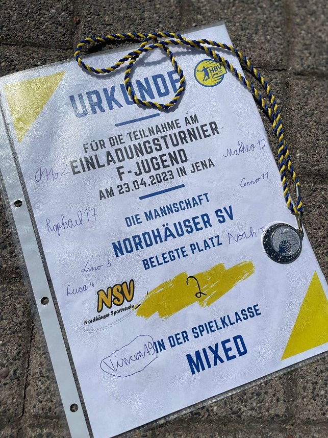 Erfolgreiche Nordh&auml;user Handballk&uuml;ken