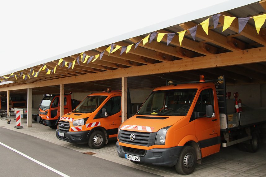 Er&ouml;ffnung des neuen Bauhofes