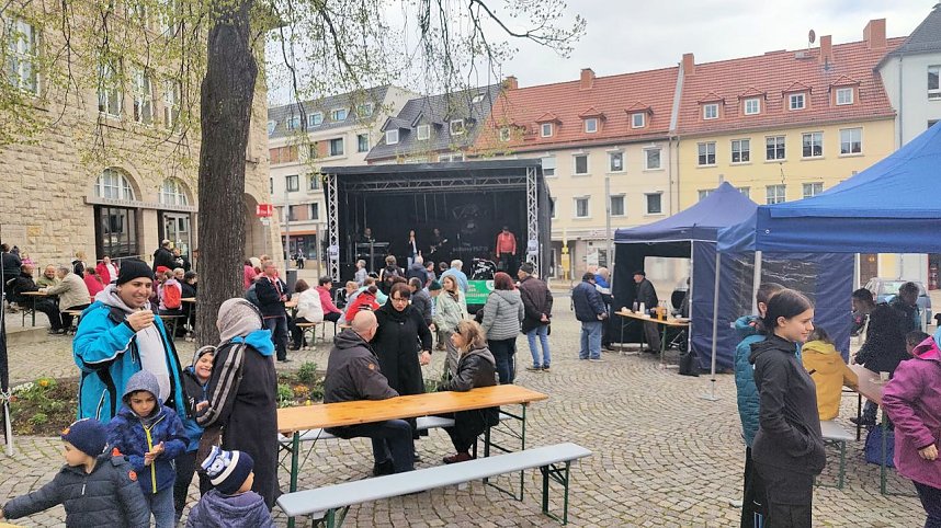 5. Inklusionstag vor dem Rathaus