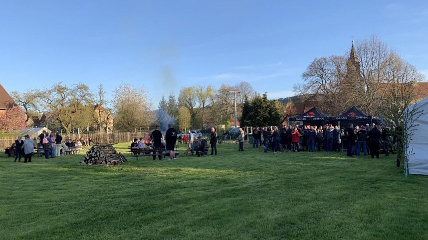 Maisprung in Kleinbodungen