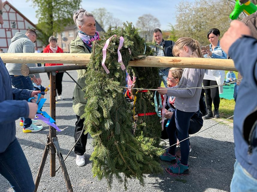Maifeierlichkeiten in Wolkramshausen