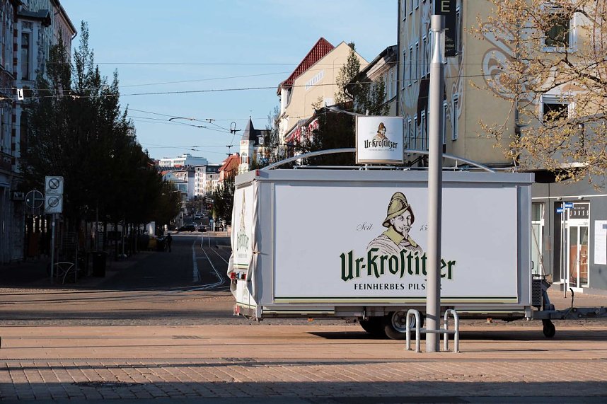 Vorbereitungen f&uuml;r das Bahnhofsfest