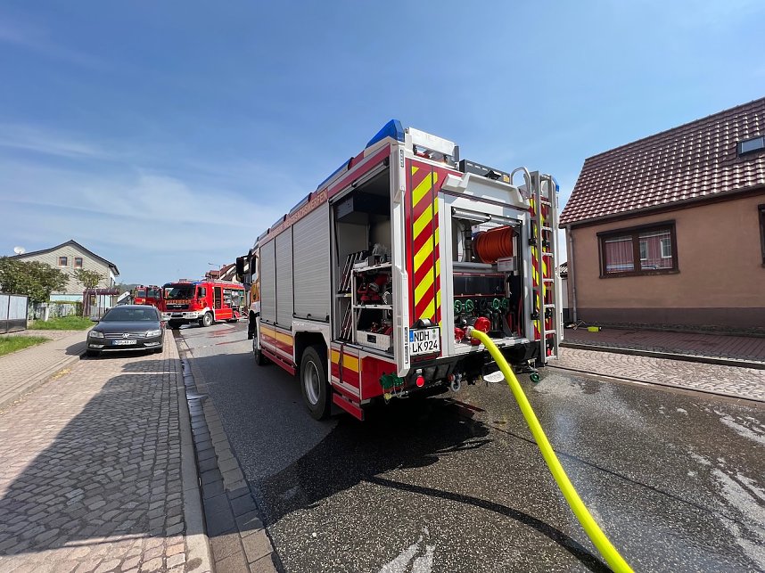 Brand in Niedersachswerfen