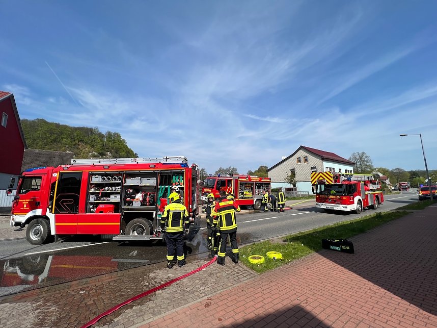 Brand in Niedersachswerfen