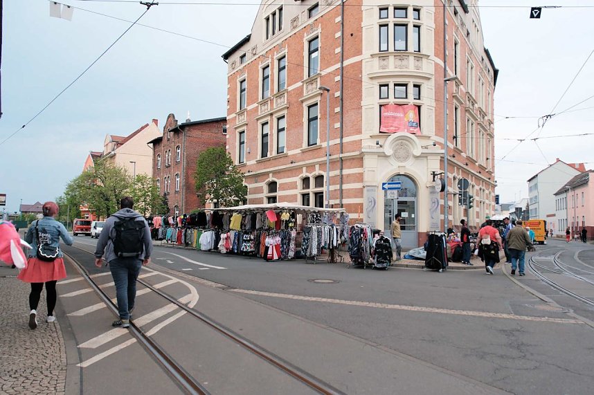 Erster tag des Bahnhofsfestes