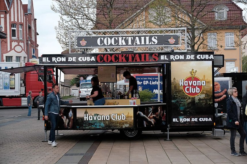 Erster tag des Bahnhofsfestes