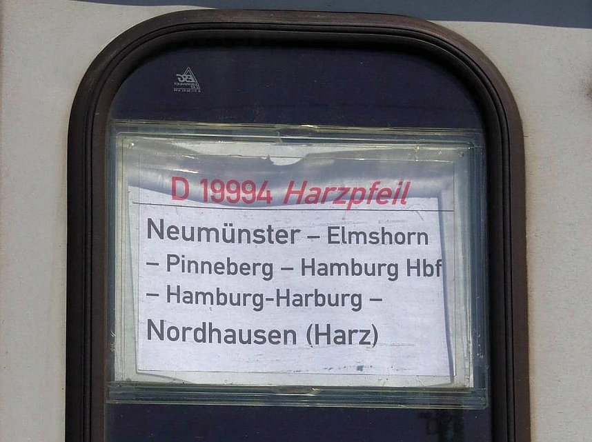 Peter Blei unterwegs auf dem Bahnhofsfest