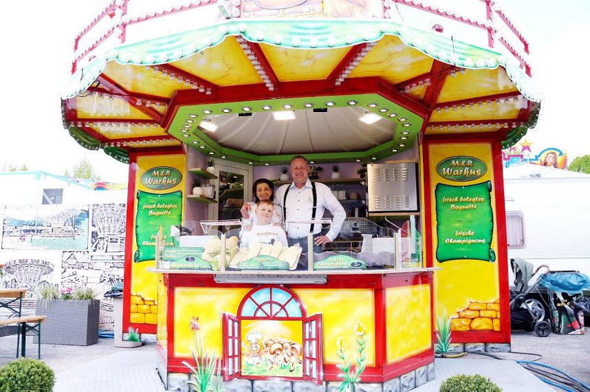 Letzte Vorbereitung auf dem Nordh&auml;user Jahrmarkt