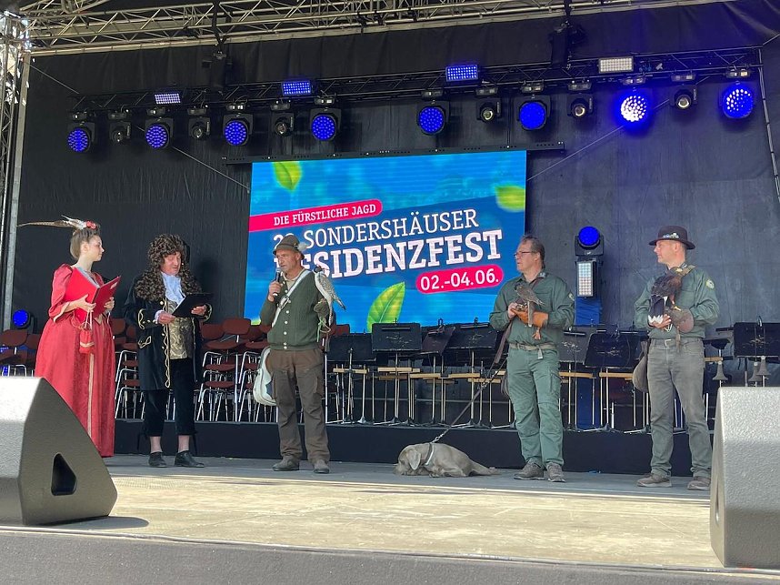 Das 20. Sondersh&auml;user Residenzfest wurde f&uuml;rstlich gefeiert