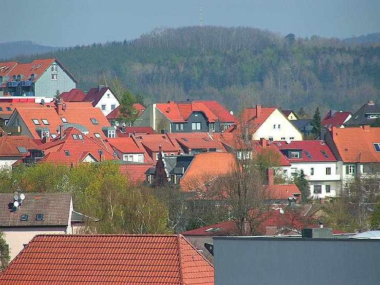 &Uuml;ber den D&auml;chern der Stadt