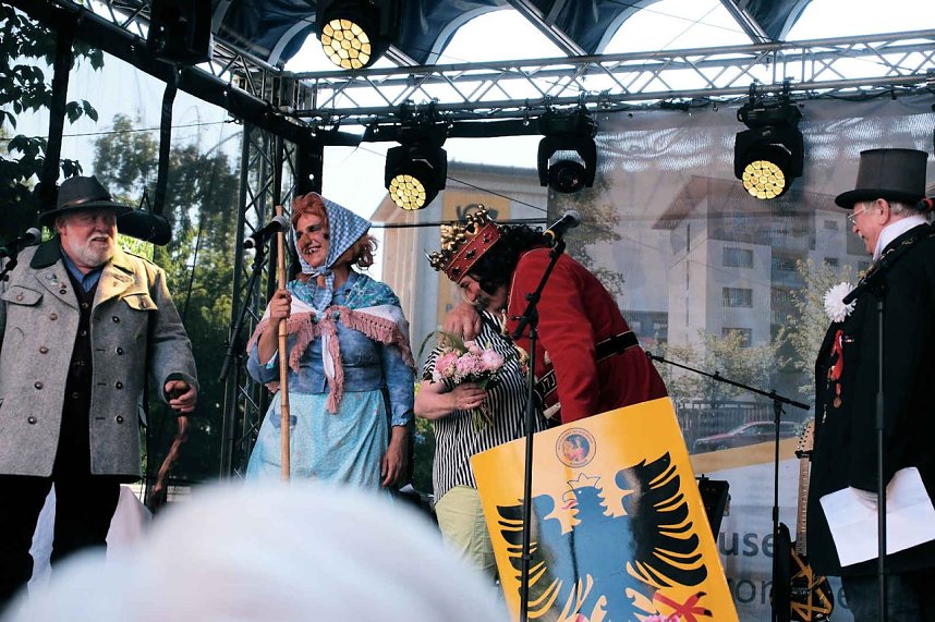 Peter Blei unterwegs auf dem 53. Rolandsfest