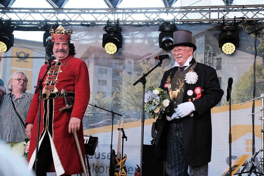 Peter Blei unterwegs auf dem 53. Rolandsfest