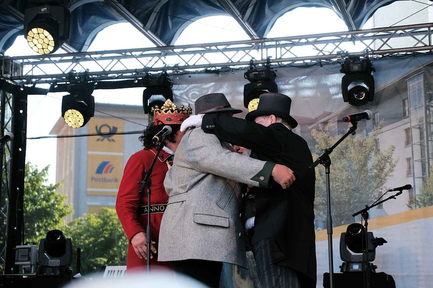 Peter Blei unterwegs auf dem 53. Rolandsfest