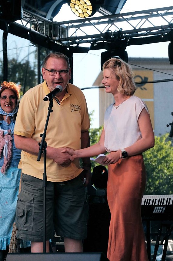 Peter Blei unterwegs auf dem 53. Rolandsfest