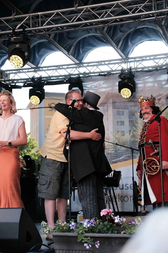 Peter Blei unterwegs auf dem 53. Rolandsfest