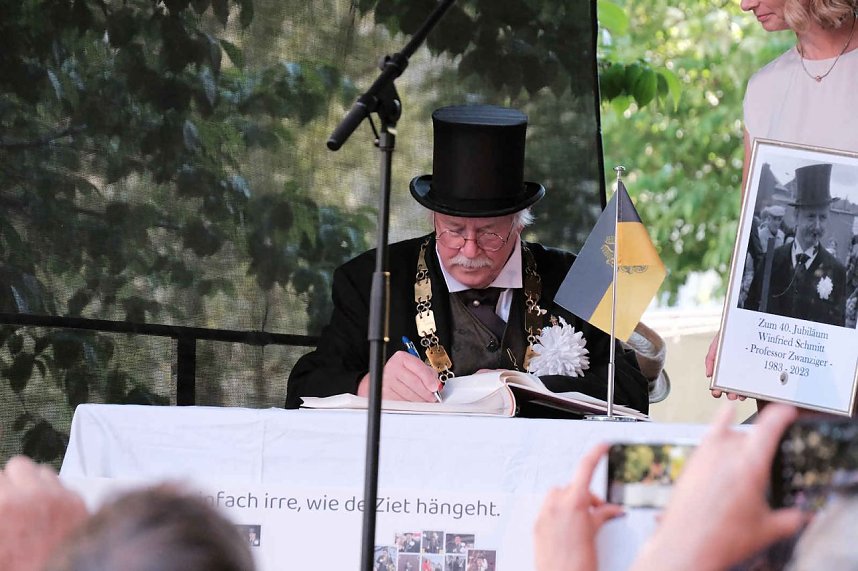 Peter Blei unterwegs auf dem 53. Rolandsfest