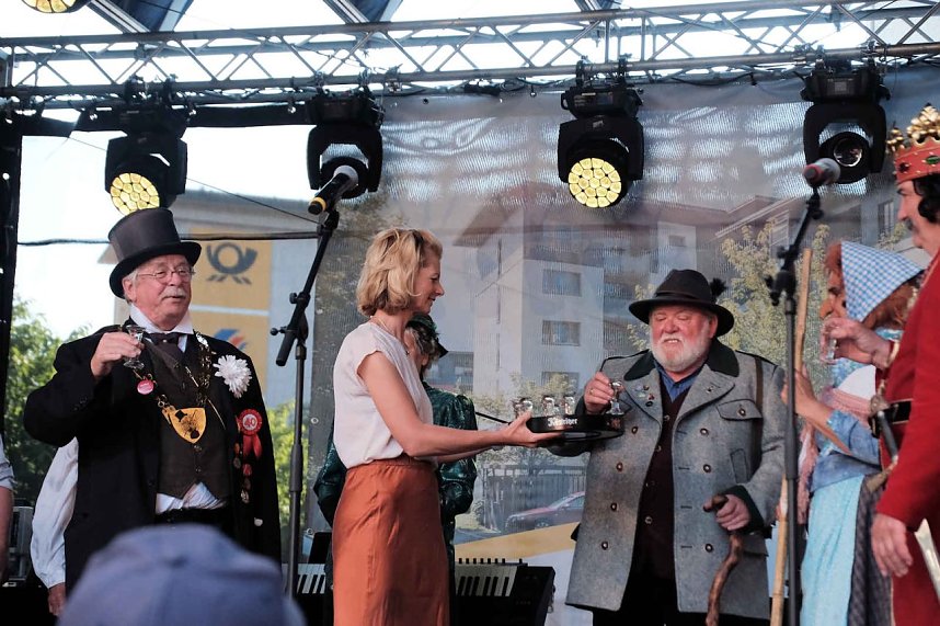 Peter Blei unterwegs auf dem 53. Rolandsfest