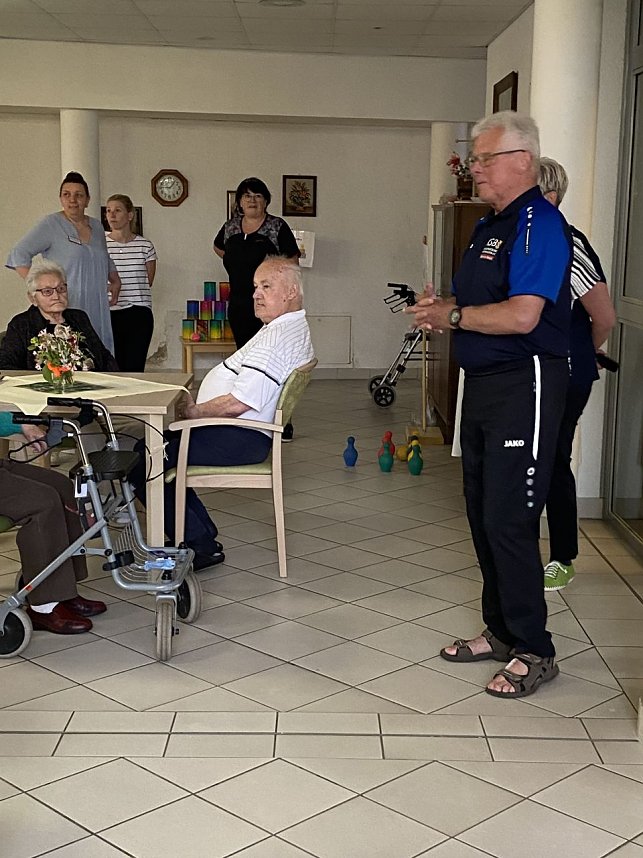 Sportliche Unterst&uuml;tzung beim Sommerfest in Heringen