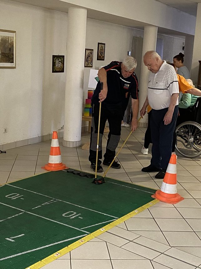 Sportliche Unterst&uuml;tzung beim Sommerfest in Heringen