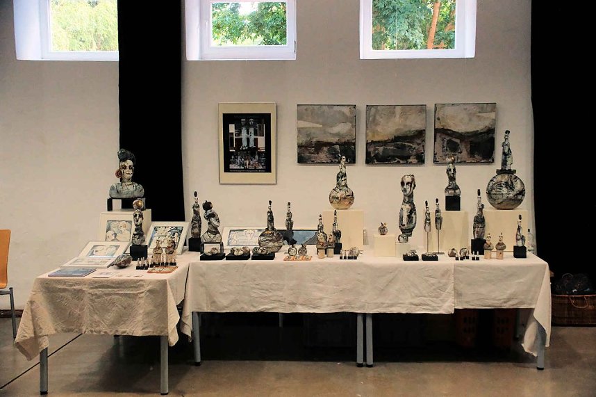 Peter Blei auf dem 31. Kunstmarkt in Friedrichsrode