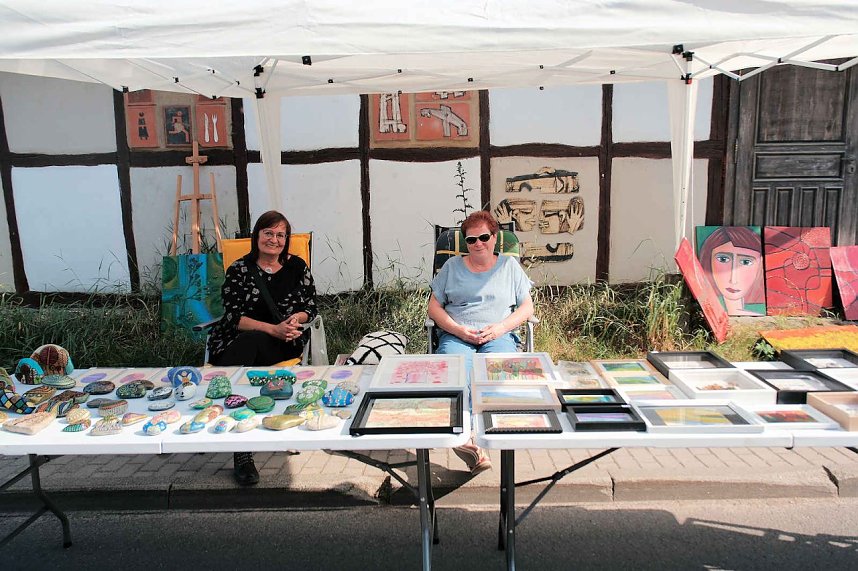 Peter Blei auf dem 31. Kunstmarkt in Friedrichsrode