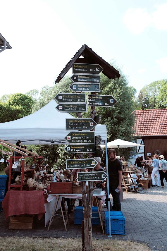 Peter Blei auf dem 31. Kunstmarkt in Friedrichsrode