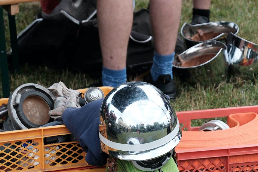 Feuerwehrwettkampf zur 750. Jahrfeier in Petersdorf
