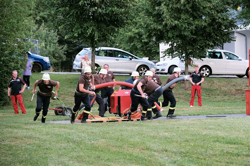 Feuerwehrwettkampf zur 750. Jahrfeier in Petersdorf