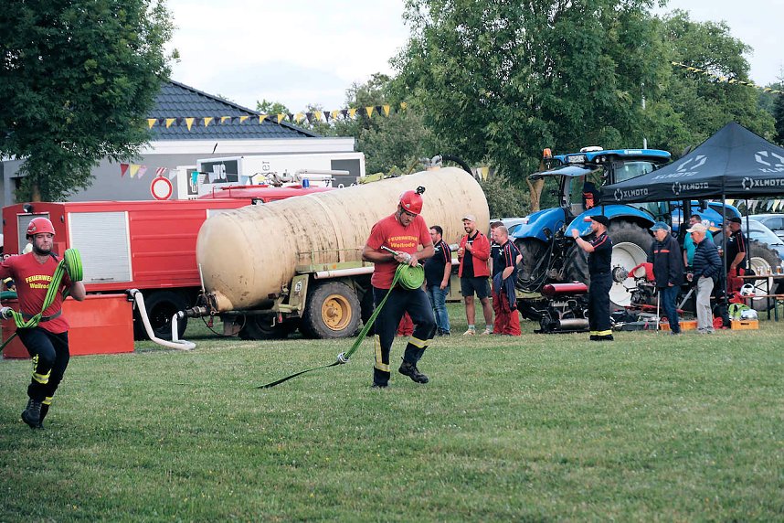 Feuerwehrwettkampf zur 750. Jahrfeier in Petersdorf