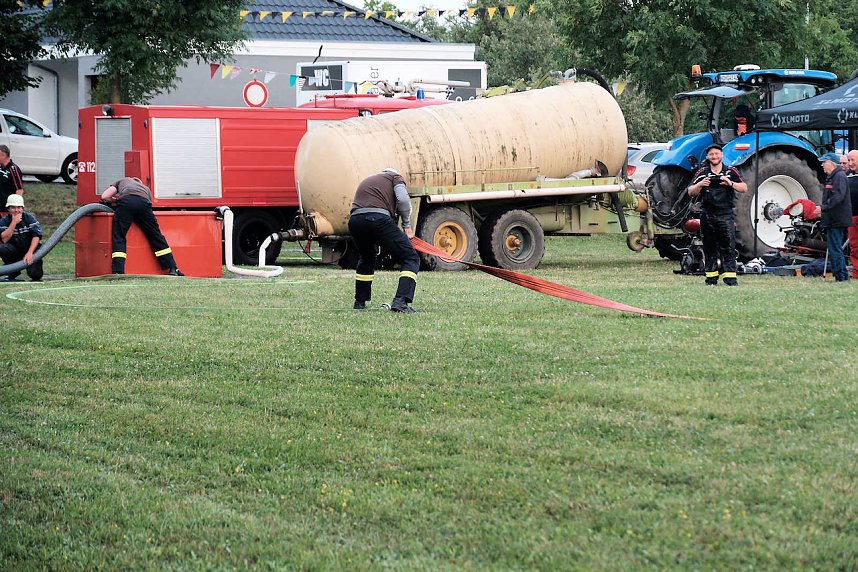 Feuerwehrwettkampf zur 750. Jahrfeier in Petersdorf