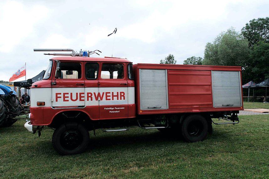 Feuerwehrwettkampf zur 750. Jahrfeier in Petersdorf