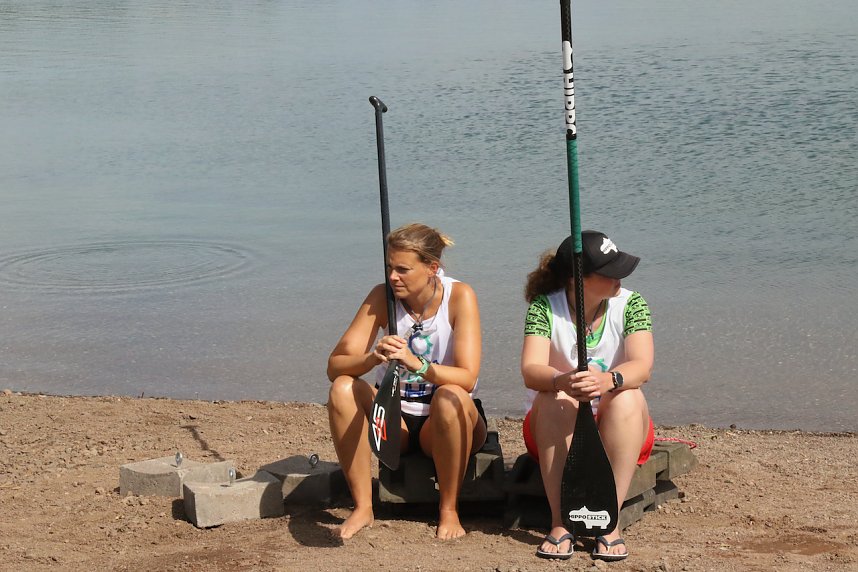 Grand Slam auf dem Wasser: beim EVN Sup Cup traf sich heute wieder die Elite der Stehpaddler auf dem Sundh&auml;user See