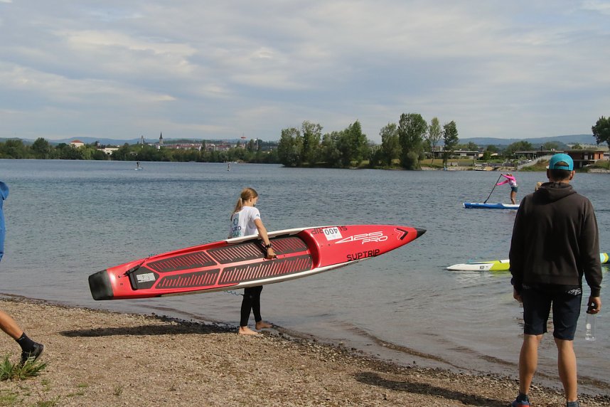 Grand Slam auf dem Wasser: beim EVN Sup Cup traf sich heute wieder die Elite der Stehpaddler auf dem Sundh&auml;user See