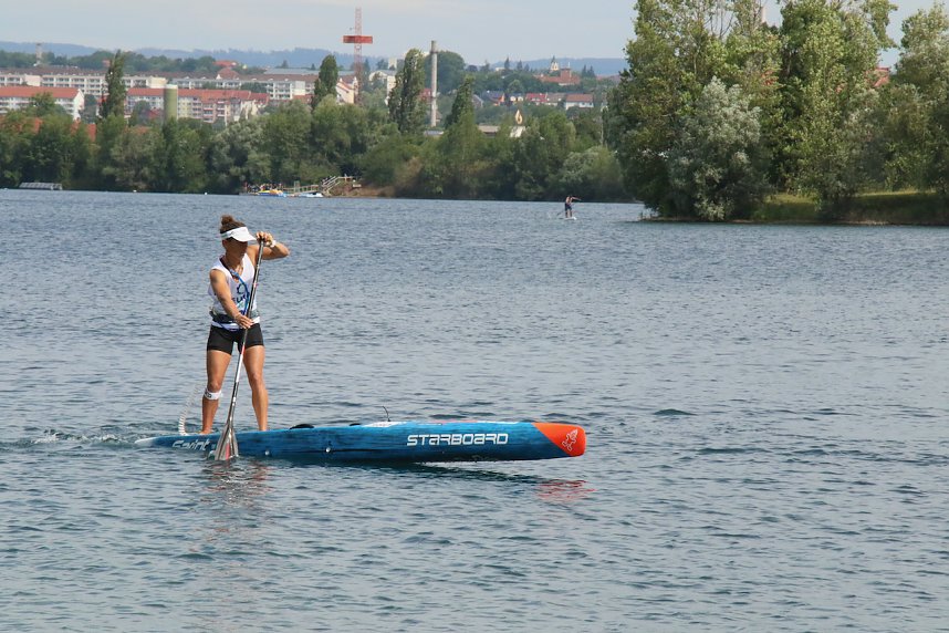 Grand Slam auf dem Wasser: beim EVN Sup Cup traf sich heute wieder die Elite der Stehpaddler auf dem Sundh&auml;user See