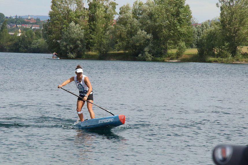 Grand Slam auf dem Wasser: beim EVN Sup Cup traf sich heute wieder die Elite der Stehpaddler auf dem Sundh&auml;user See
