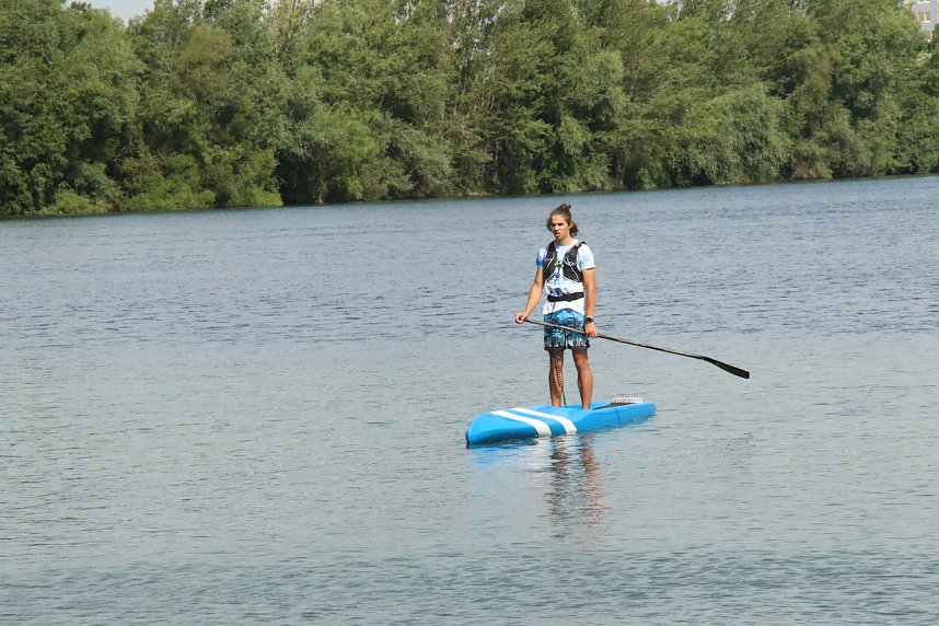 Grand Slam auf dem Wasser: beim EVN Sup Cup traf sich heute wieder die Elite der Stehpaddler auf dem Sundh&auml;user See
