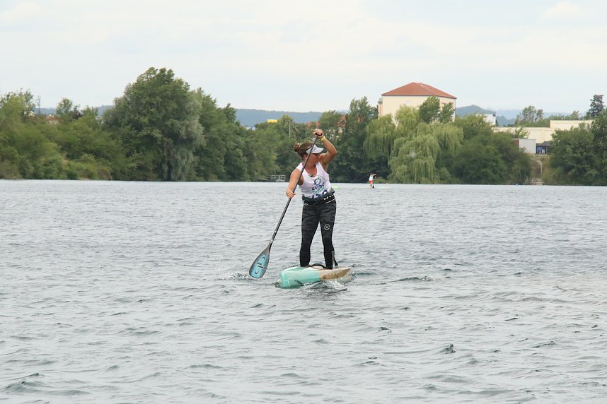 Grand Slam auf dem Wasser: beim EVN Sup Cup traf sich heute wieder die Elite der Stehpaddler auf dem Sundh&auml;user See